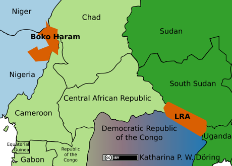 ASF regions vs. Boko Haram and LRA